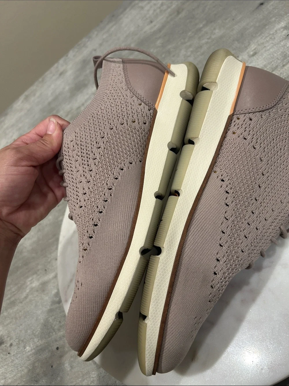 Cole Haan ZeroGrand  Knit Espadrille Oxfords - Mauve Women’s Size 9.5B